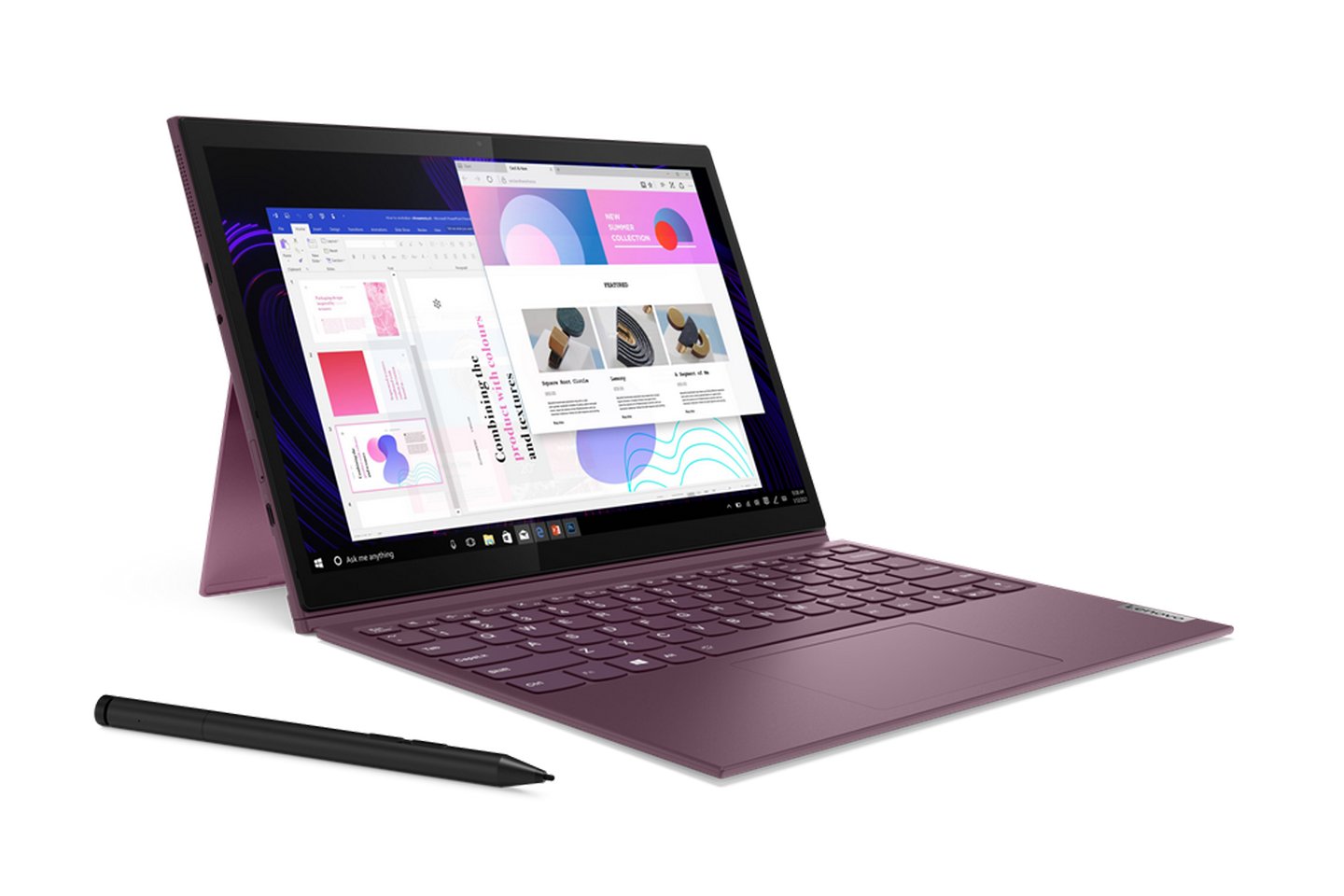 Laptop Lenovo Yoga Duet 7 13ITL6 82MA003WVN (i7-1165G7 | RAM 16GB | SSD 1TB | 13-WQHD | Win10 | Tím)