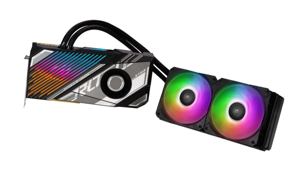 Card màn hình ASUS ROG Strix LC GeForce RTX 3090 TI OC (ROG-STRIX-LC-RTX3090Ti-O24G-GAMING)