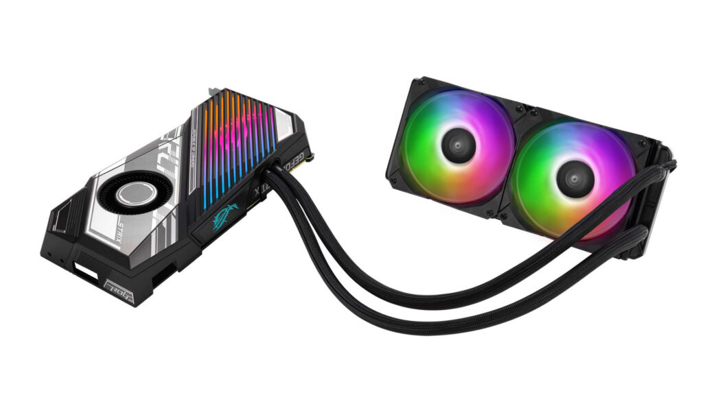 Card màn hình ASUS ROG Strix LC GeForce RTX 3090 TI OC (ROG-STRIX-LC-RTX3090Ti-O24G-GAMING)