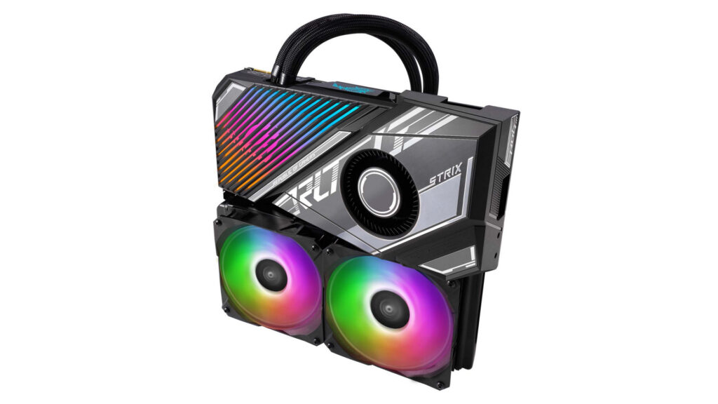 Card màn hình ASUS ROG Strix LC GeForce RTX 3090 TI OC (ROG-STRIX-LC-RTX3090Ti-O24G-GAMING)