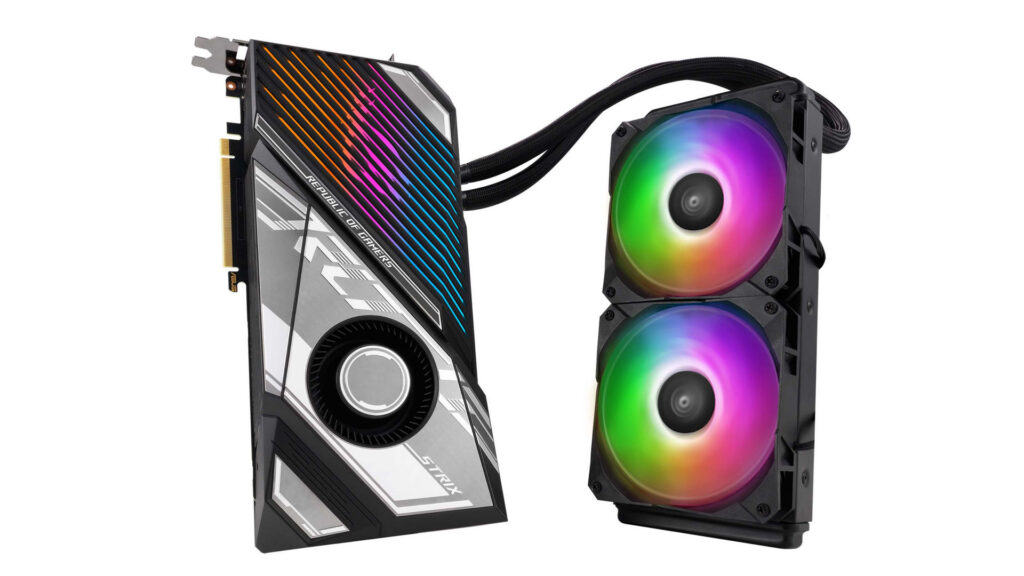 Card màn hình ASUS ROG Strix LC GeForce RTX 3090 TI OC (ROG-STRIX-LC-RTX3090Ti-O24G-GAMING)