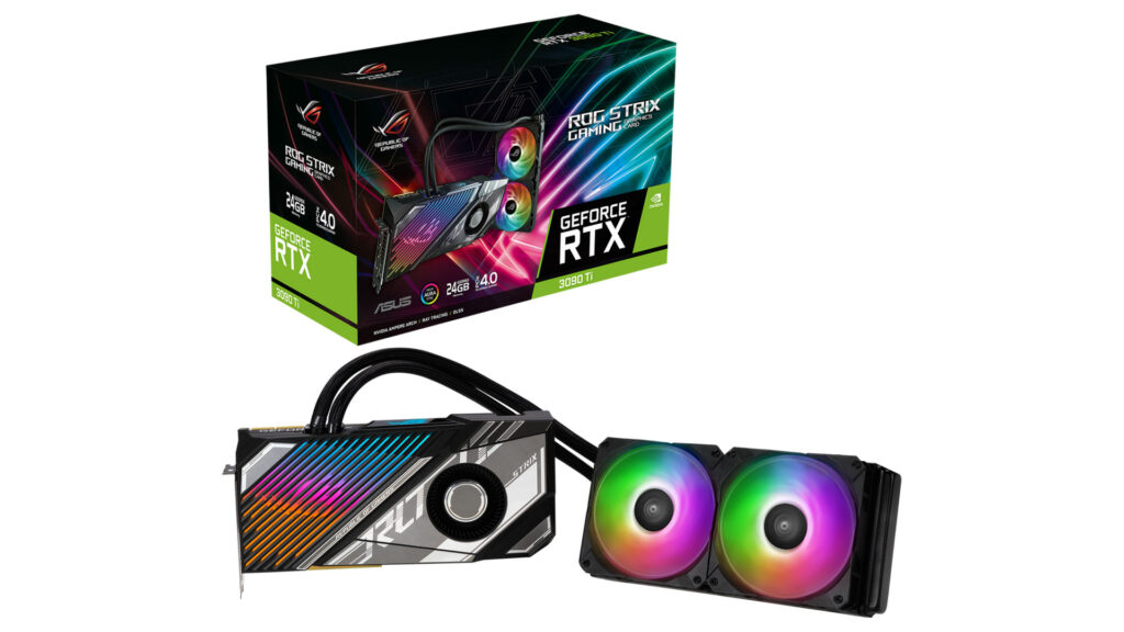 Card màn hình ASUS ROG Strix LC GeForce RTX 3090 TI (ROG-STRIX-LC-RTX3090Ti-24G-GAMING)