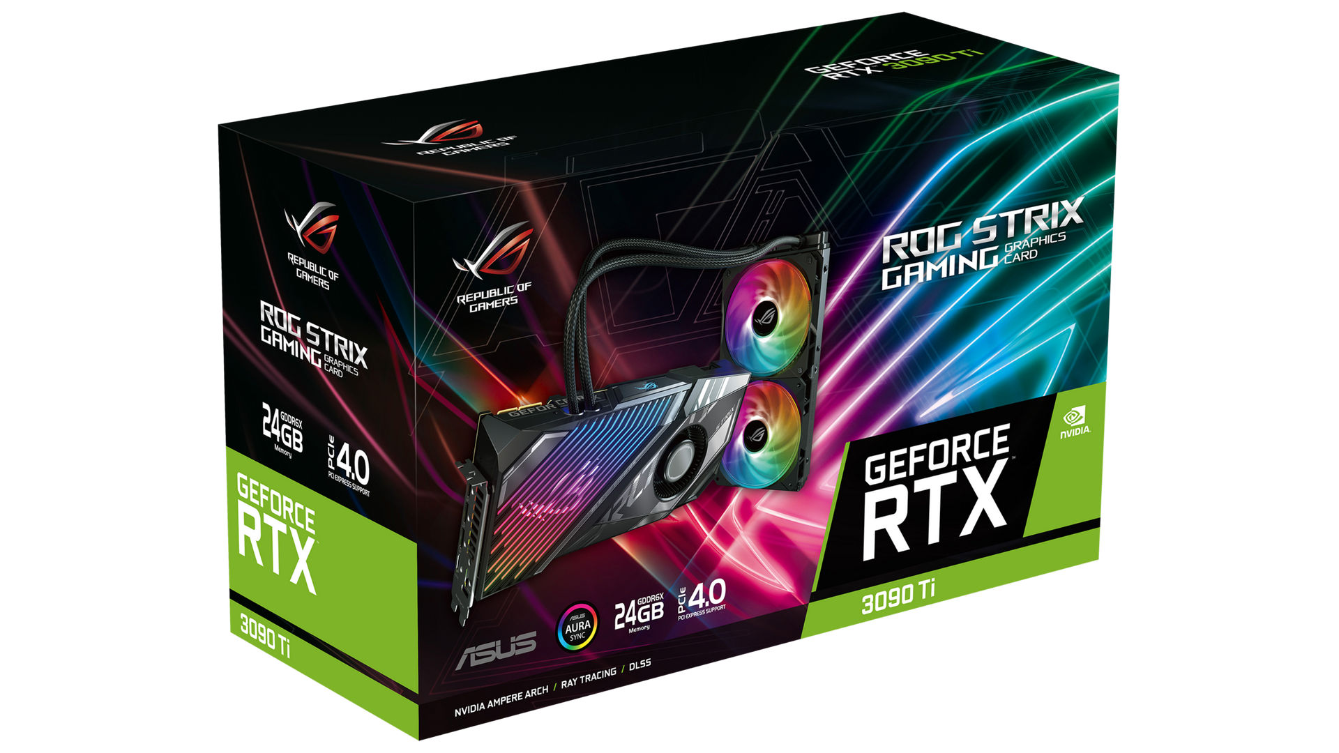 Card màn hình ASUS ROG Strix LC GeForce RTX 3090 TI (ROG-STRIX-LC-RTX3090Ti-24G-GAMING)