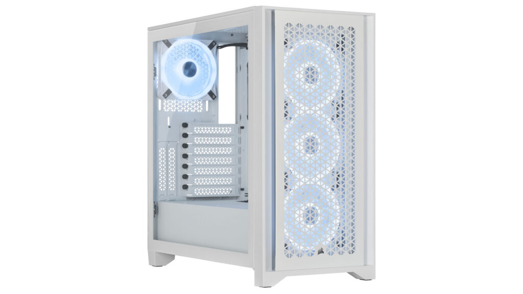 Vỏ case Corsair 4000D Airflow QL Edition (Mid-tower | White)