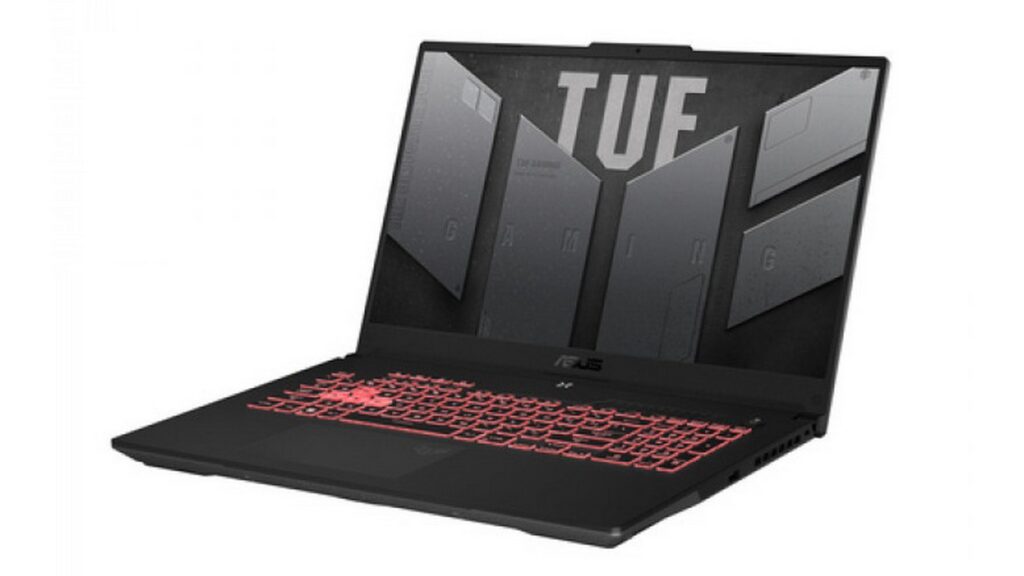 Laptop ASUS TUF Gaming A17 FA707RC-HX130W (Ryzen 7 6800H | RTX 3050 4GB | RAM 8GB | SSD 512GB | 17.3-FHD-144hz | Win11 | Xám)