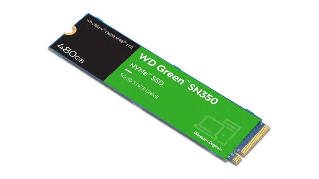 Ổ cứng SSD Western Green SN350 480GB (M.2280 NVMe | 2400MB/s | 1650MB/s | WDS480G2G0C)