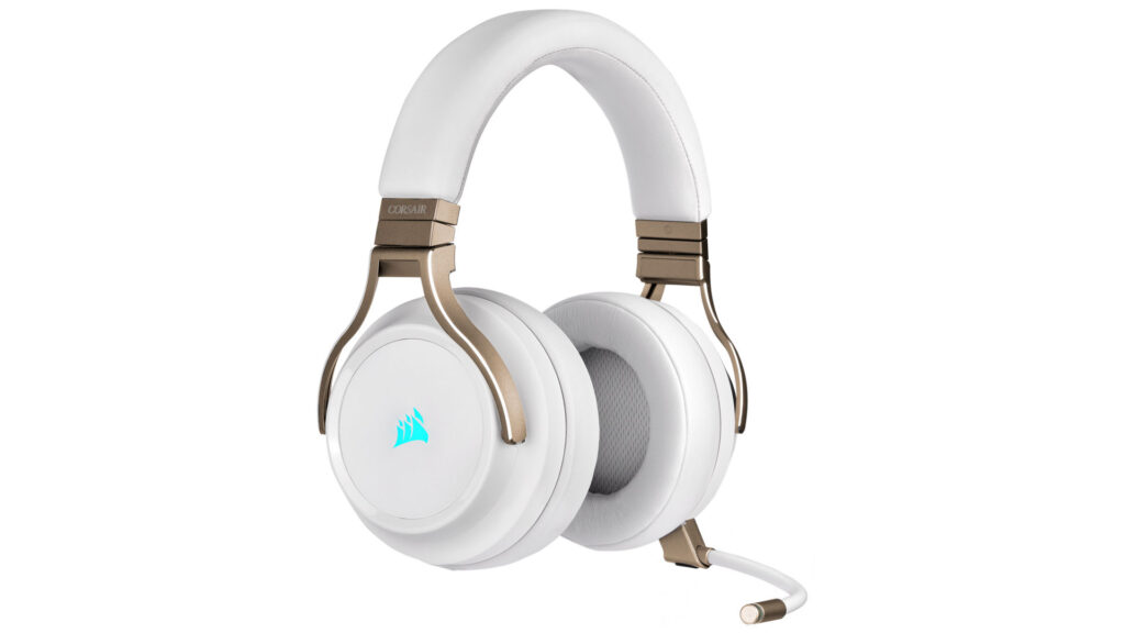 Tai nghe không dây Corsair Virtuoso RGB Wireless Pear (CA-9011224-AP)
