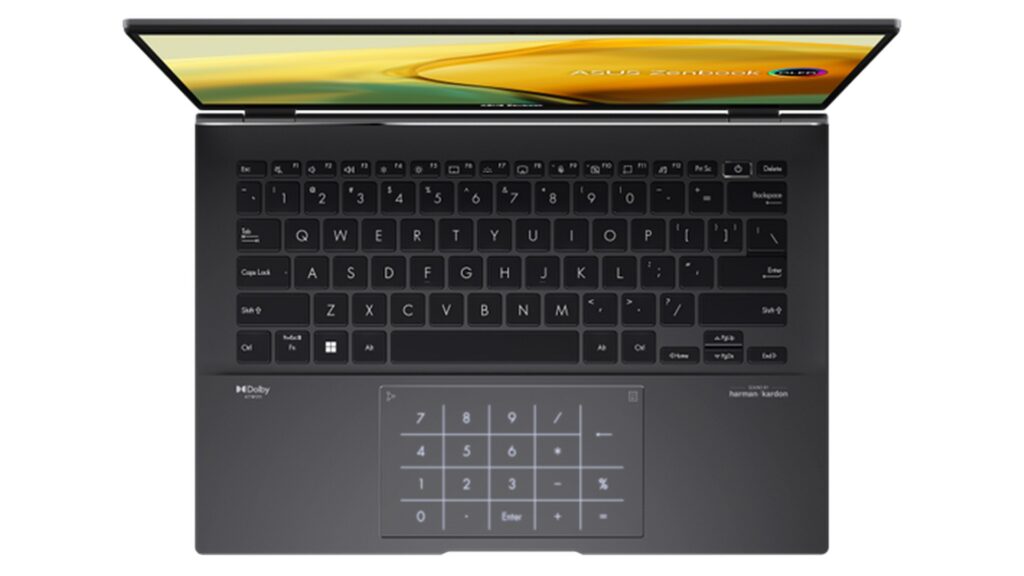 Laptop Asus Zenbook 14 OLED UM3402YA-KM511WS (AMD Ryzen 5 5625U | RAM 8GB | SSD 512GB | 14" 2.8K | Win 11 | Black)