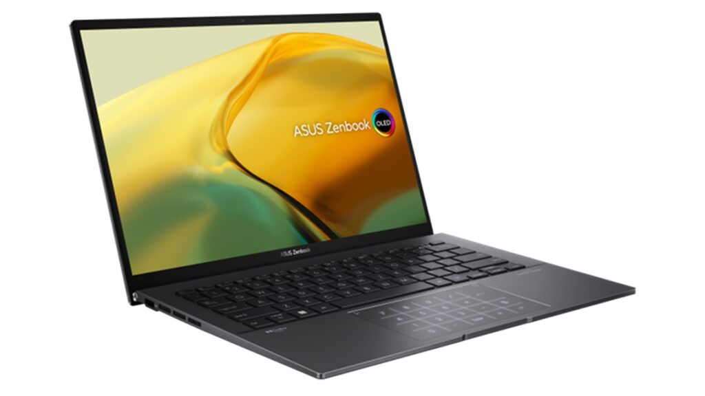 Laptop Asus Zenbook 14 OLED UM3402YA-KM511WS (AMD Ryzen 5 5625U | RAM 8GB | SSD 512GB | 14" 2.8K | Win 11 | Black)