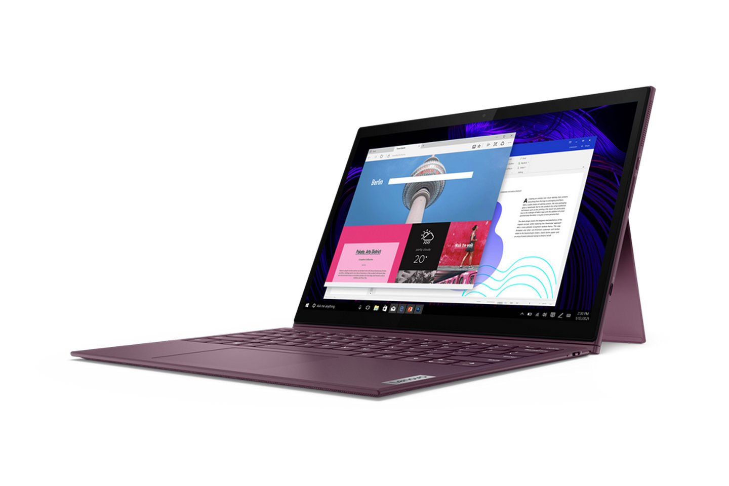 Laptop Lenovo Yoga Duet 7 13ITL6 82MA003XVN (i5-1135G7 | RAM 8GB | SSD 512GB | 13" WQHD | Win10 | Tím)