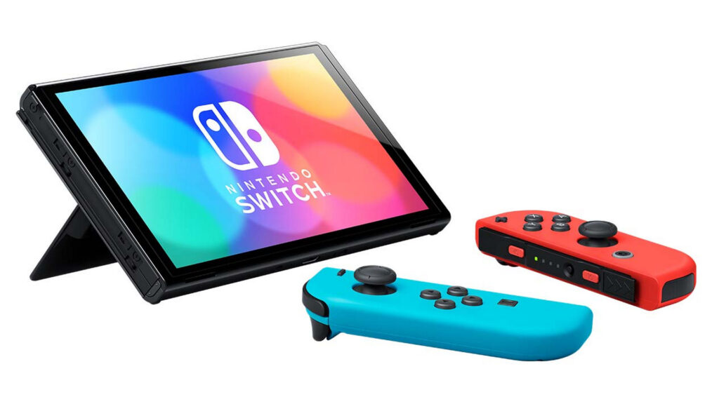 Máy chơi game Nintendo Switch Oled (xanh đỏ) 6 Máy chơi game Nintendo Switch Oled (xanh đỏ)