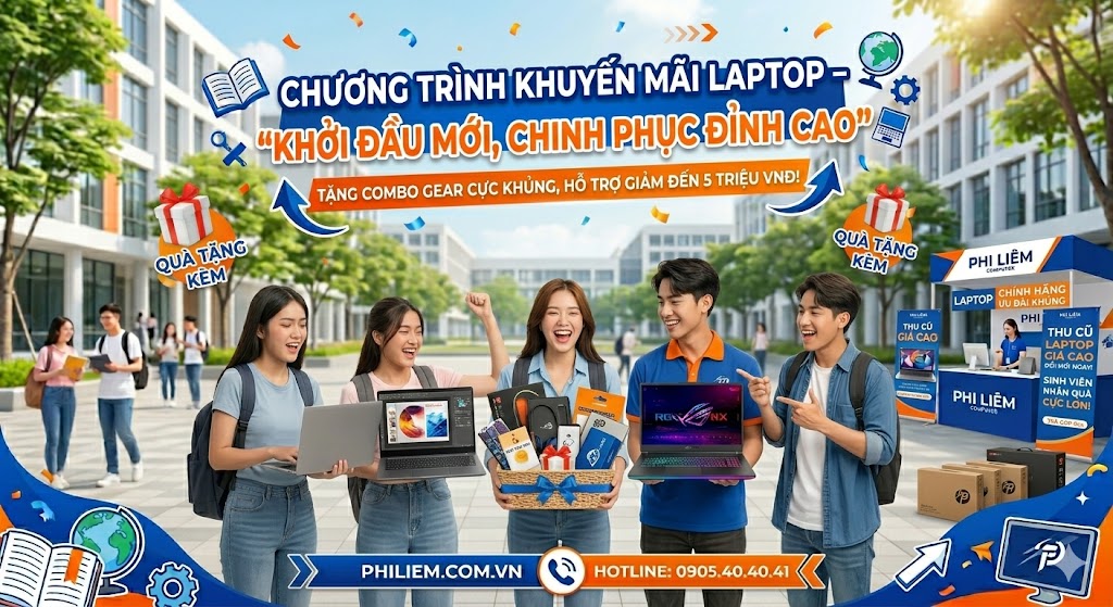 Khuyến mãi laptop