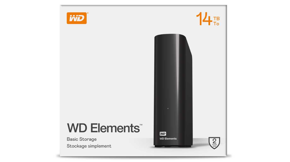 Ổ Cứng Gắn Ngoài WD Elements 8TB WDBBKG0080HBK-SESN (3,5" | USB 3.0)