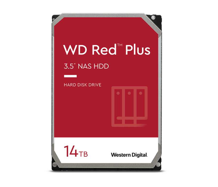 Ổ Cứng HDD WD Red Plus 14TB (3.5" | 7200RPM | 512MB Cache | WD140EFGX)