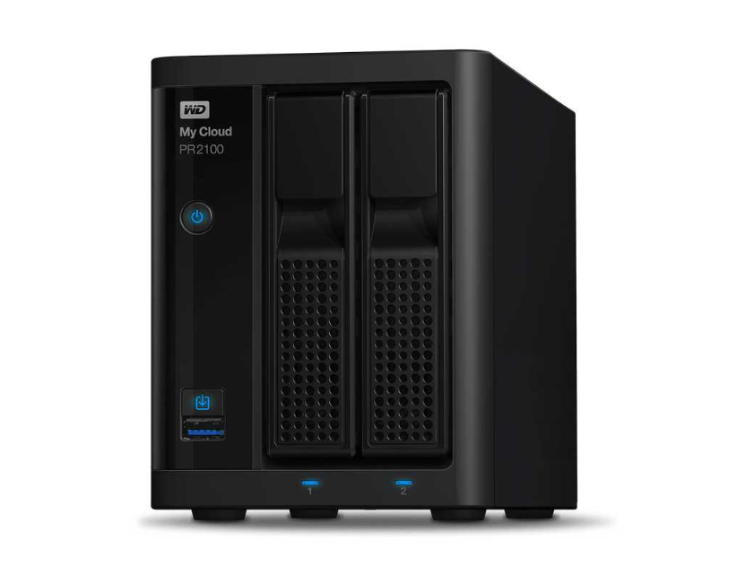 NAS WD My Cloud PR2100 0TB WDBBCL0000NBK-SESN (Pentium N3710 | RAM 4GB | 2 BAY 3.5" | 2 RJ45 | USB)