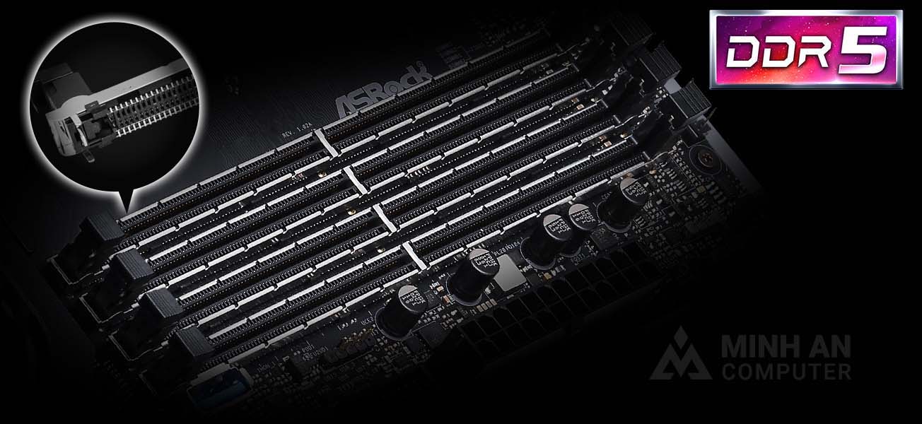 Khe DIMM được gia cố