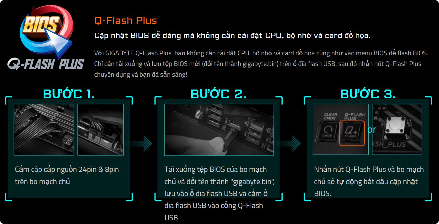 Cập nhật BIOS dễ dàng