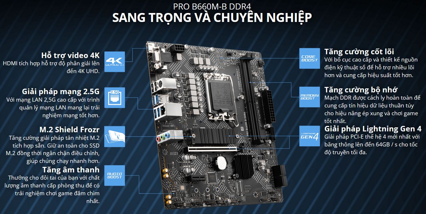 Tính năng nổi trội