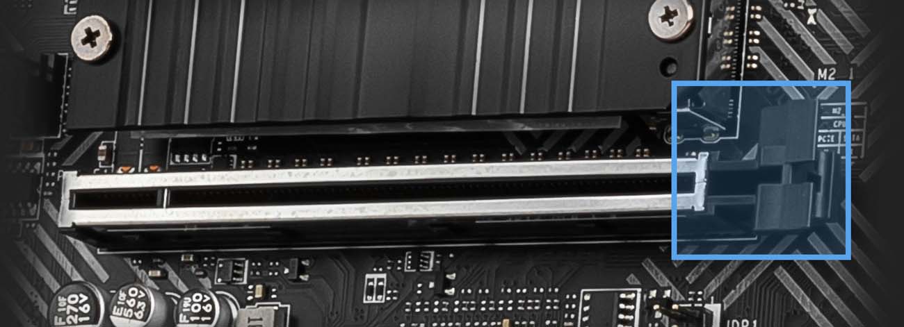 Khóa lẫy PCIe lớn