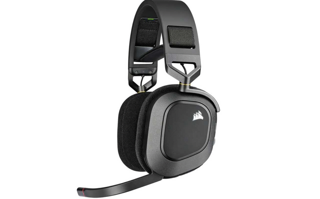 Tai Nghe Corsair HS80 RGB Wireless Carbon