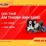 Dịch vụ cho thuê âm thanh ánh sáng