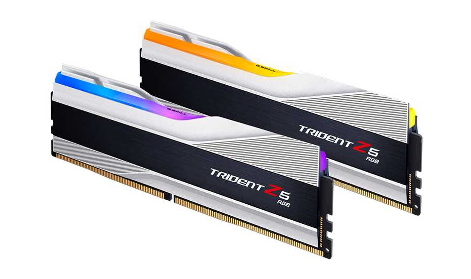 RAM G.Skill TRIDENT Z5 Silver RGB 32GB (DDR5 | 5600MHz | C40 | 2x16GB | F5-5600J4040C16GX2-TZ5RS)